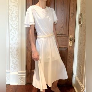 Vintage 1960’s Boston Maid Tea Length Dress with sequin details. Size 10.